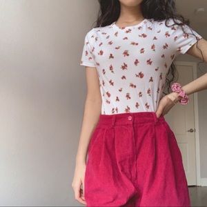 🌹 Rose Short Sleeved Bodysuit